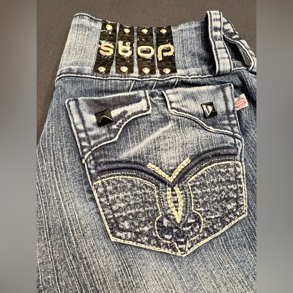 dark denim Stop jeans size 7 - Picture 2 of 8